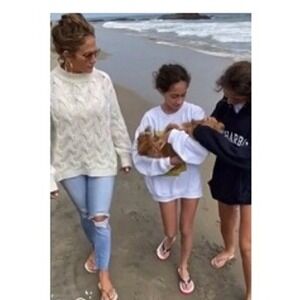 L'AGENCE El Matador Slim High Rise Rustic Blue Destruct 24 Jennifer Lopez J.Lo